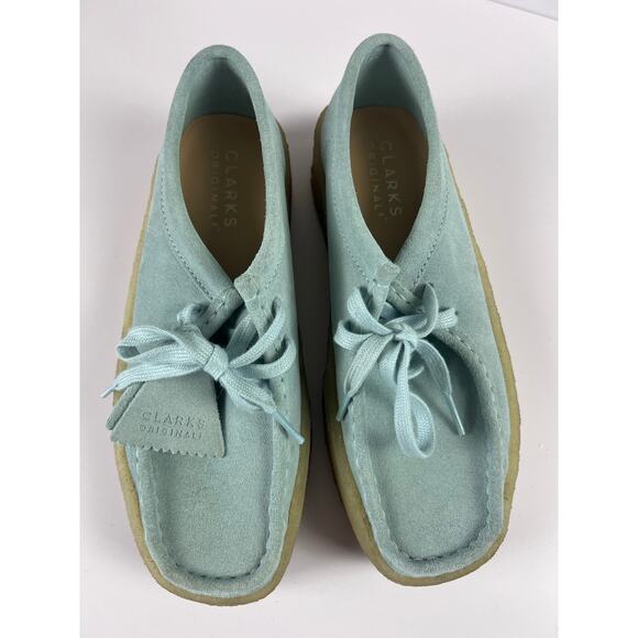 Clarks Originals Wallabee Suede Comfort Shoes Women’s 8 Crepe Sole - Picture 2 of 9